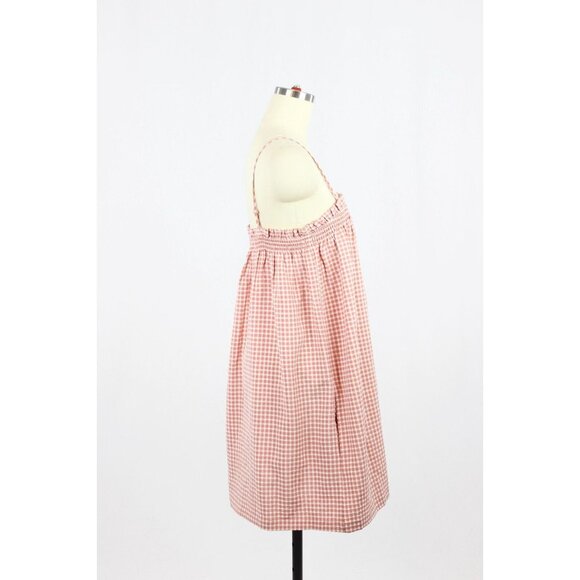 BB DAKOTA Lust For Life Pink Rose Blush Gingham Seersucker Shift Dress, Size M - Picture 5 of 13